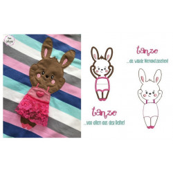 Stickdatei - zARTbesaitet - Hasi Ballerina